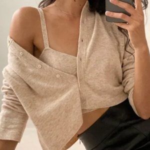 Wilfred Sicily Cropped Long Sleeve Sweater